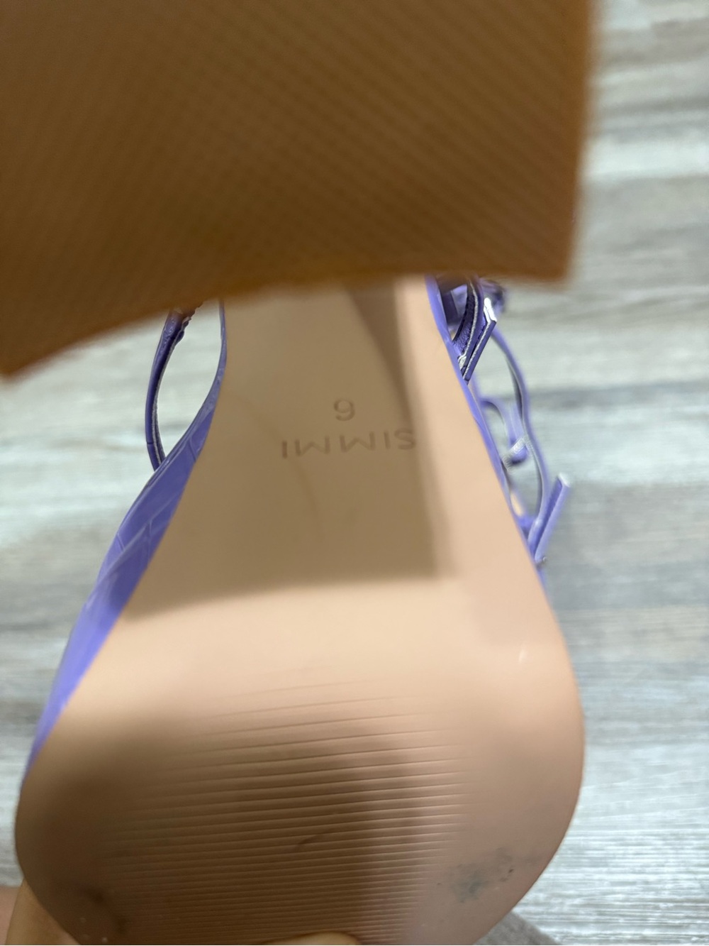 SIMMI London Mavia Lavender Platform Strappy High-Heel Sandals NEW - Picture 9 of 11